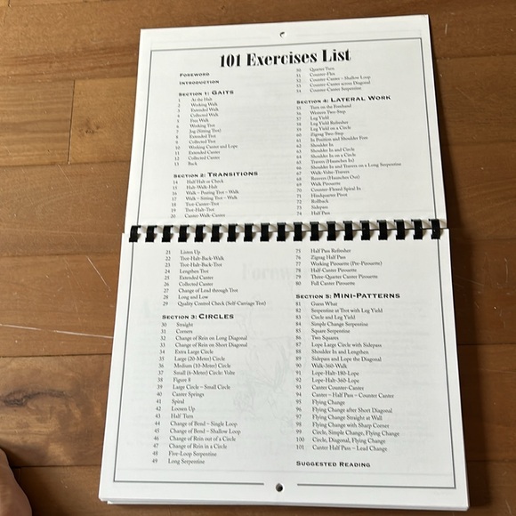 Softcover book 101 Arena Exercises - Picture 3 of 3